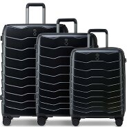 Echolac Exo 4 wheels Suitcase set 3-piece with expansion pleat Productimage