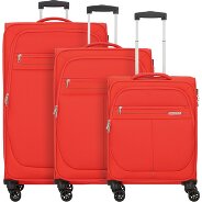 American Tourister Deep Dive 4 wheels Suitcase set 3-piece with expansion pleat Productimage