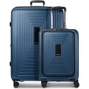 Redolz Essentials 14 4-wheel suitcase set 2 pcs. laptop compartment with expansion fold Productimage
