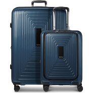 Redolz Essentials 14 4-wheel suitcase set 2 pcs. laptop compartment with expansion fold Productimage