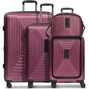 Redolz Essentials14 4-wheel suitcase set Beautycase 4 pce with expansion fold laptop compartment Productimage