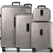 Redolz Essentials 14 4-wheel suitcase set + beauty case 4 pcs. with stretch fold Productimage
