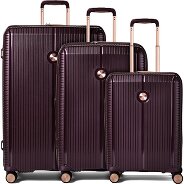 Polestream Paris 4 wheels Suitcase set 3-piece with expansion pleat Productimage