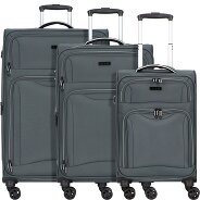 d&n Travel Line 9204 4 wheels Suitcase set 3-piece with expansion pleat Productimage