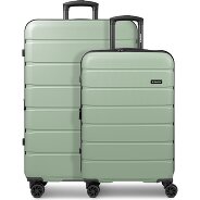 Saxoline Miami 4 wheels Suitcase set 2-piece with expansion pleat Productimage