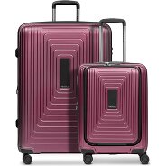 Redolz Essentials 14 4-wheel suitcase set 2 pcs. laptop compartment with expansion fold Productimage