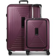 Redolz Essentials 14 4-wheel suitcase set 2 pcs. laptop compartment with expansion fold Productimage