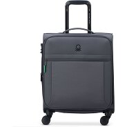 Delsey Paris x United Colors of Benetton BE 4-wheeled cabin trolley 55 cm with stretch fold Productimage