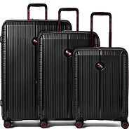 Polestream Paris 4 wheels Suitcase set 3-piece with expansion pleat Productimage