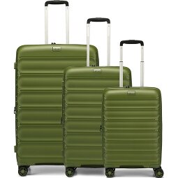 d&n Travel Line 4700 4 wheels Suitcase set 3-piece with expansion pleat  Variant 4