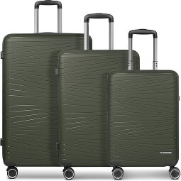 Franky Dallas 3.0 4-wheel suitcase set 3-piece with expansion fold  Variant 5