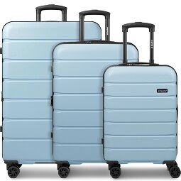 Saxoline Miami 4 wheels Suitcase set 3-piece with expansion pleat  Variant 2