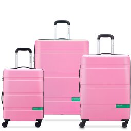Delsey Paris x United Colors of Benetton Now Hardside 4-wheel suitcase set 3 pcs. with expansion fold  Variant 5