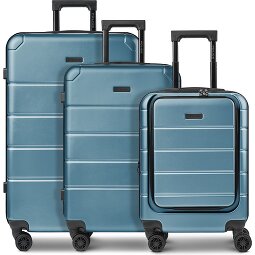 Police Dublin 4 wheels Suitcase set 3-piece Expandable  Variant 4