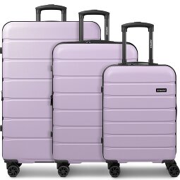 Saxoline Miami 4 wheels Suitcase set 3-piece with expansion pleat  Variant 3