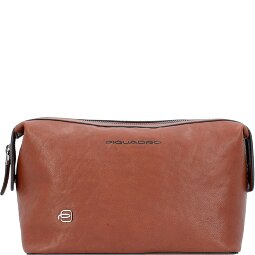 Piquadro Black Square Toiletry bag Genuine Leather 23 cm  Variant 2