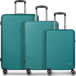 Franky Dallas 3.0 4-wheel suitcase set 3-piece with expansion fold  Variant 6