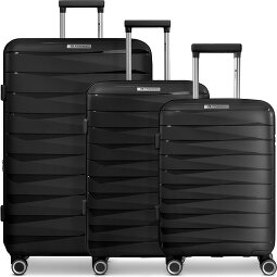Franky London 4 wheels Suitcase set 3-piece with expansion pleat  Variant 2