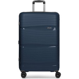 d&n Travel Line 4300-Plus 4 wheels Trolley L 76 cm with expansion pleat  Variant 2