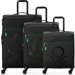 Delsey Paris x United Colors of Benetton Color Block 4-wheel suitcase set 3 pcs.  Variant 1