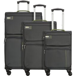 d&n Travel Line 6704 4 Roll Suitcase Set 3pcs.  Variant 2