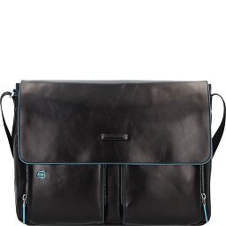 Piquadro Blue Square Messenger leather 37 cm laptop compartment  Variant 1
