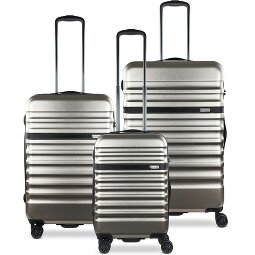 Bugatti Corium 4-wheel suitcase set 3 pcs.  Variant 1