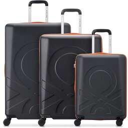 Delsey Paris x United Colors of Benetton Fabrica 4-wheel suitcase set 3 pcs.  Variant 1