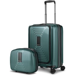 Redolz Essentials 14 suitcase set 2 pcs. cabin trolley with stretch fold + beauty case  Variant 5