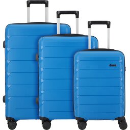 d&n Travel Line 4100 4 wheels Suitcase set 3-piece  Variant 2