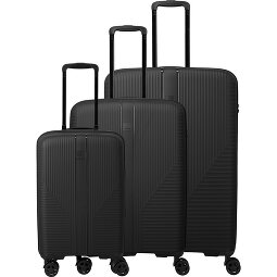 Travelite Air Stripe 4 wheels Suitcase set 3-piece with expansion pleat  Variant 1