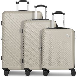 Check.In Paradise 2.0 4 wheels Suitcase set 3-piece with expansion pleat  Variant 2 Check.In Paradise 2.0 4 wheels Suitcase set 3-piece with expansion pleat  Variant 2