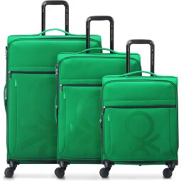 Delsey Paris x United Colors of Benetton Color Block 4-wheel suitcase set 3 pcs.  Variant 1