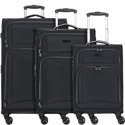 d&n Travel Line 9204 4 wheels Suitcase set 3-piece with expansion pleat  Variant 4