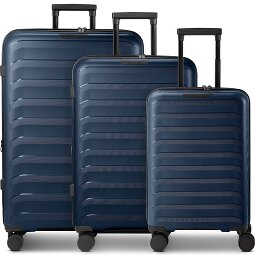 d&n Toronto 4 wheels Suitcase set 3-piece with expansion pleat  Variant 4