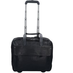 Harold's 2 Roll Business Trolley Leather 40 cm Laptop compartment  Variant 2