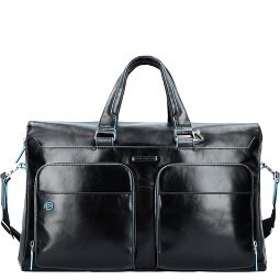 Piquadro Blue Square Weekender travel bag leather 47 cm laptop compartment  Variant 2