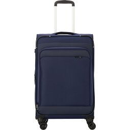 d&n Travel Line 9504 4 wheels Trolley M 67 cm with expansion pleat  Variant 3