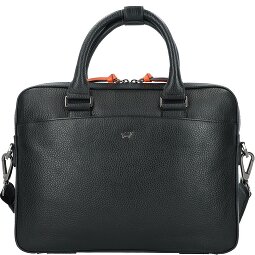 Braun Büffel Novara briefcase leather 38 cm laptop compartment  Variant 2