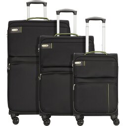 d&n Travel Line 6704 4 Roll Suitcase Set 3pcs.  Variant 4