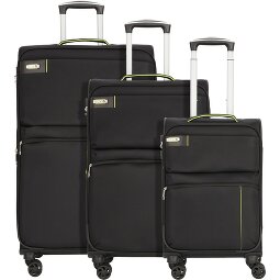 d&n Travel Line 6704 4 Roll Suitcase Set 3pcs.  Variant 4