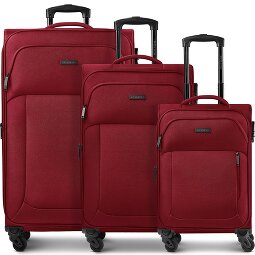 Police San Francisco 4 wheels Suitcase set 3-piece Expandable  Variant 2