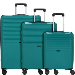 d&n Travel Line 4000 4 wheels Suitcase set 3-piece  Variant 1