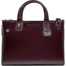 Piquadro Blue Square Shopper Bag Leather 38 cm Laptop compartment with expansion pleat  Variant 3