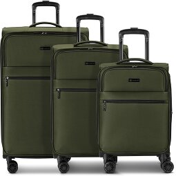 Bugatti Valencia Soft 4 wheels Suitcase set 3-piece with expansion pleat  Variant 3 Bugatti Valencia Soft 4 wheels Suitcase set 3-piece with expansion pleat  Variant 3