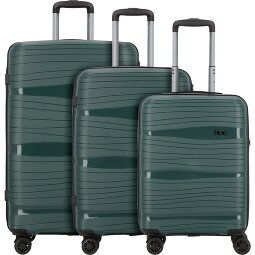 d&n Travel Line 4300 4 wheels Suitcase set 3-piece  Variant 1