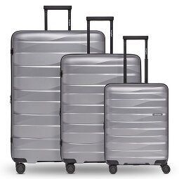 Bergpfeil Travel 4-wheel suitcase set, 3-piece, with stretch fold  Variant 1