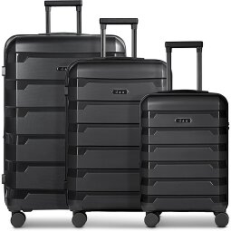 d&n South Dakota 4 wheels Suitcase set 3-piece with expansion pleat  Variant 1