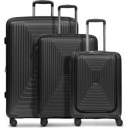 Redolz Essentials 14 4 wheels Suitcase set 3-piece with expansion pleat  Variant 2