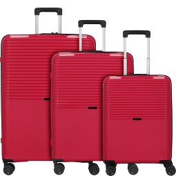 d&n Travel Line 4000 4 Roll Suitcase Set 3pcs.  Variant 3